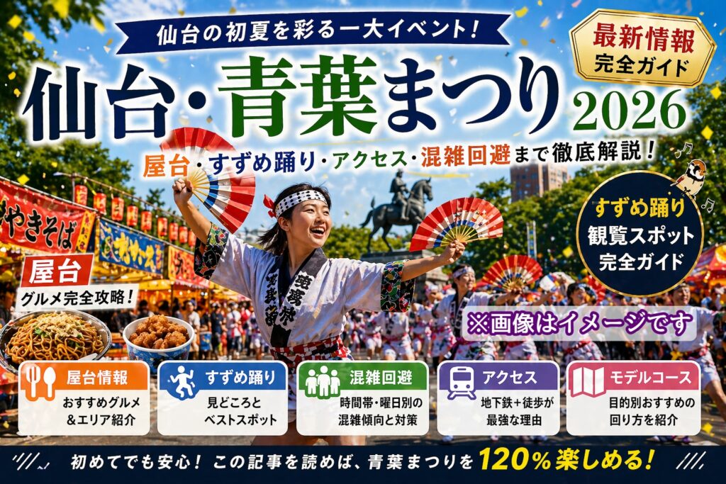 仙台・青葉まつり2026開催！
