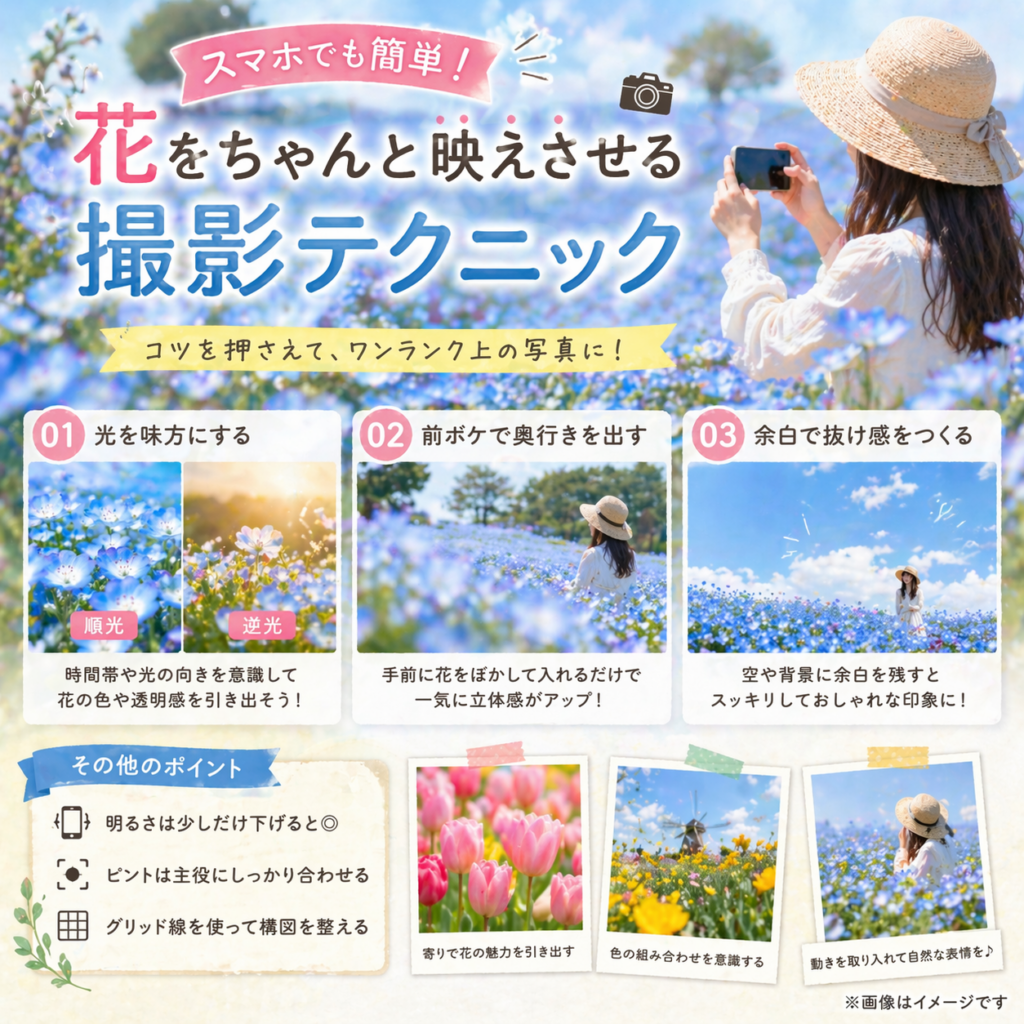 春の花写真撮影テクニック