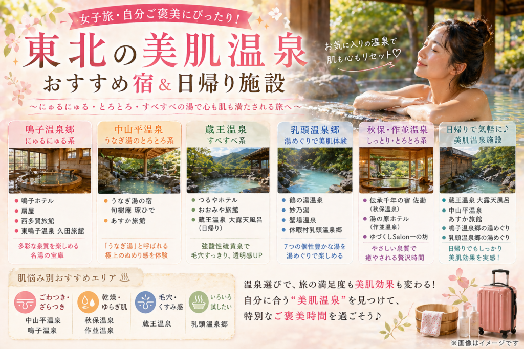 東北の美肌温泉ガイド アイキャッチ