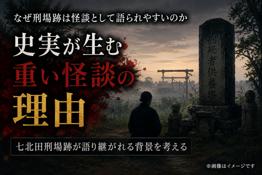 霊的背景と刑場跡の雰囲気