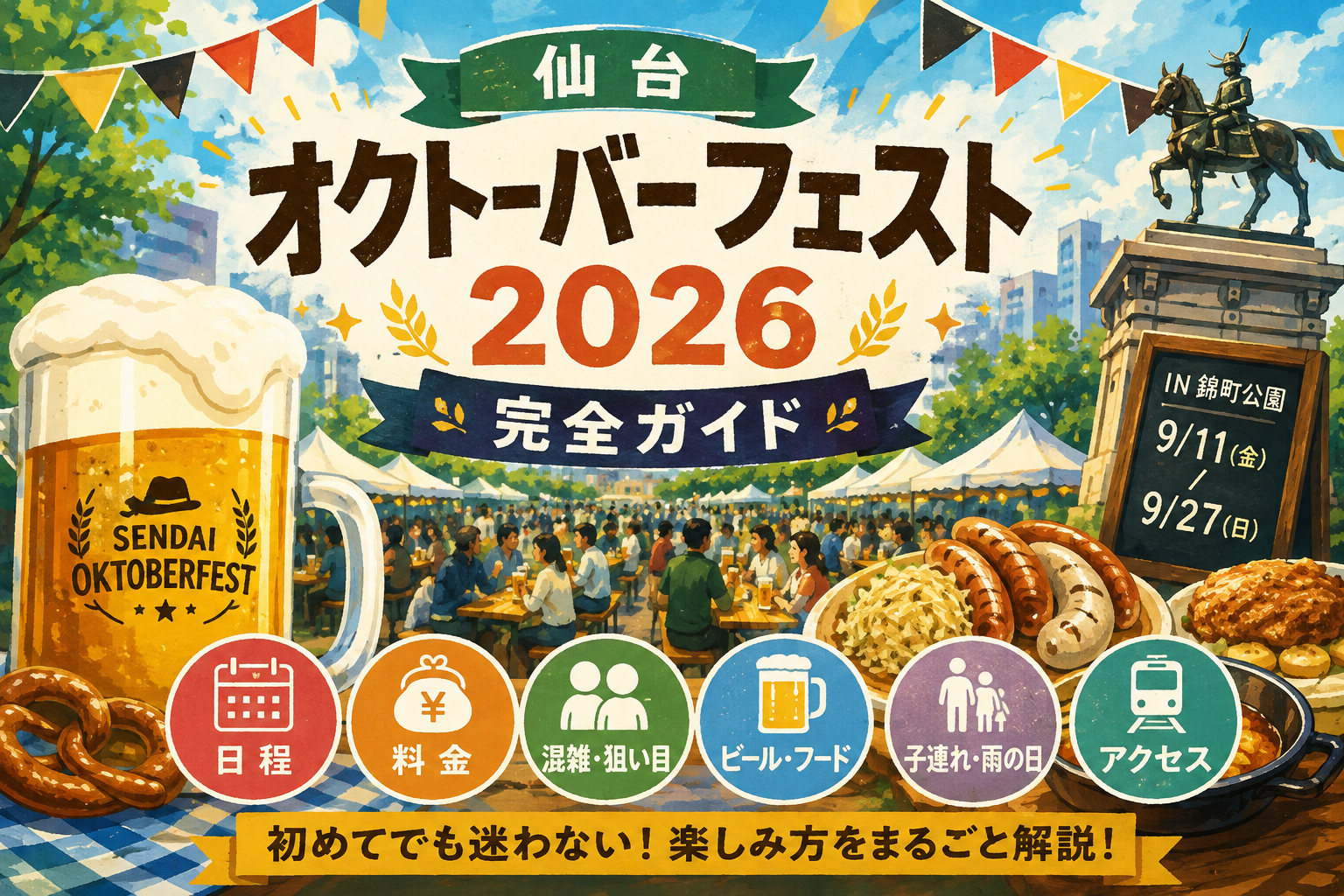 仙台オクトーバーフェスト完全ガイド 2026