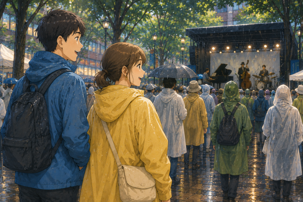 雨の街角ジャズフェスティバル