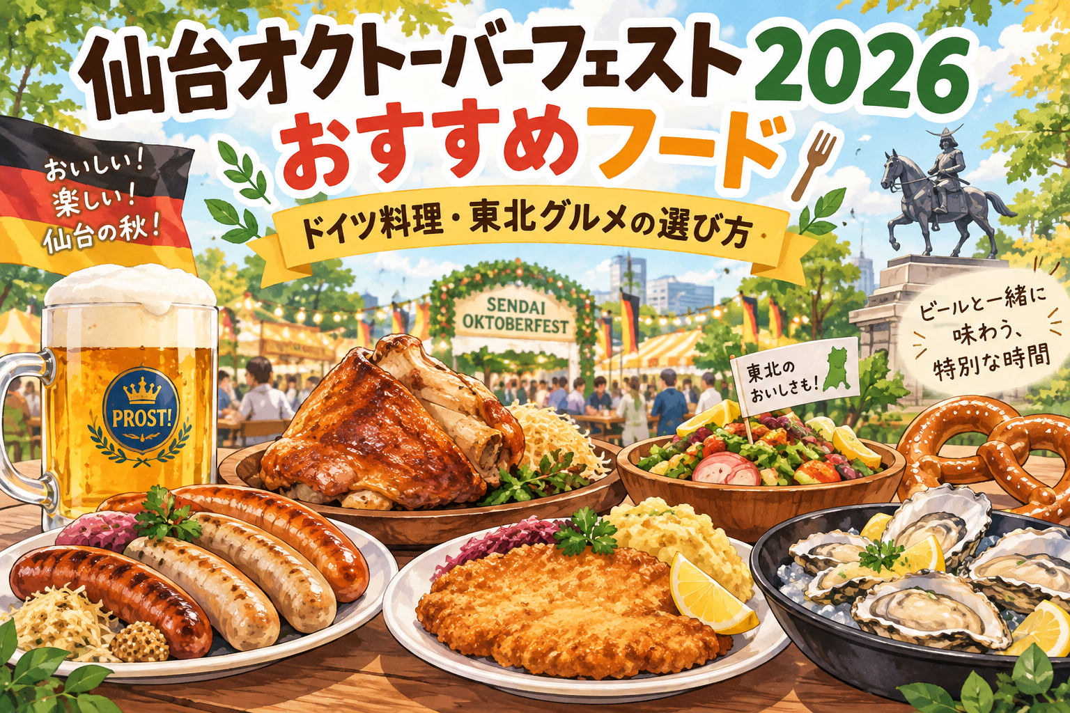 仙台オクトーバーフェストのごちそう祭り