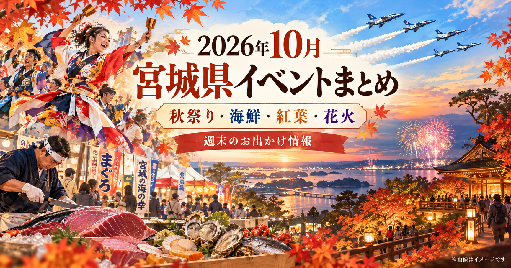 2026年10月 宮城県イベントまとめ