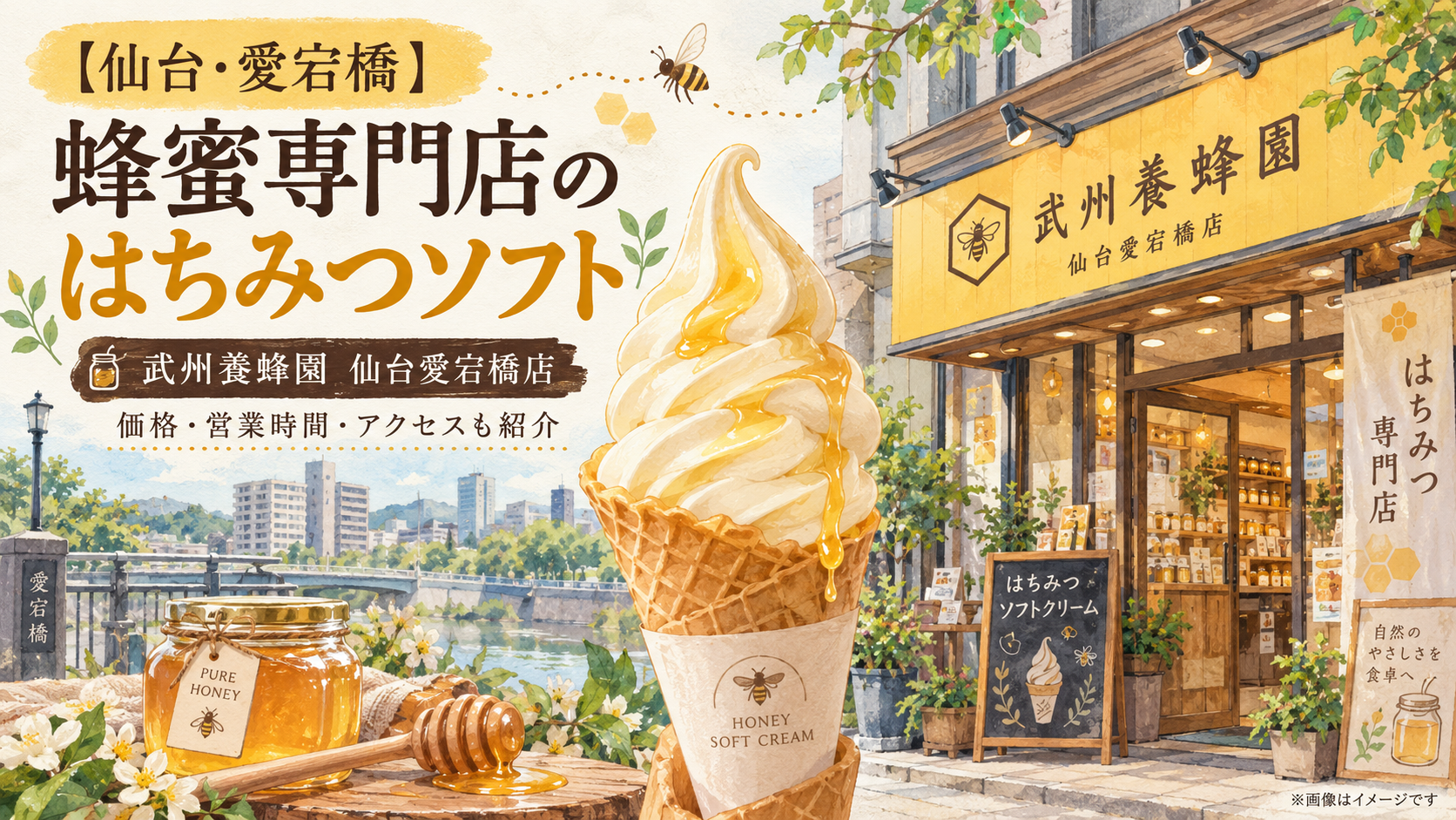 仙台蜂蜜ソフト